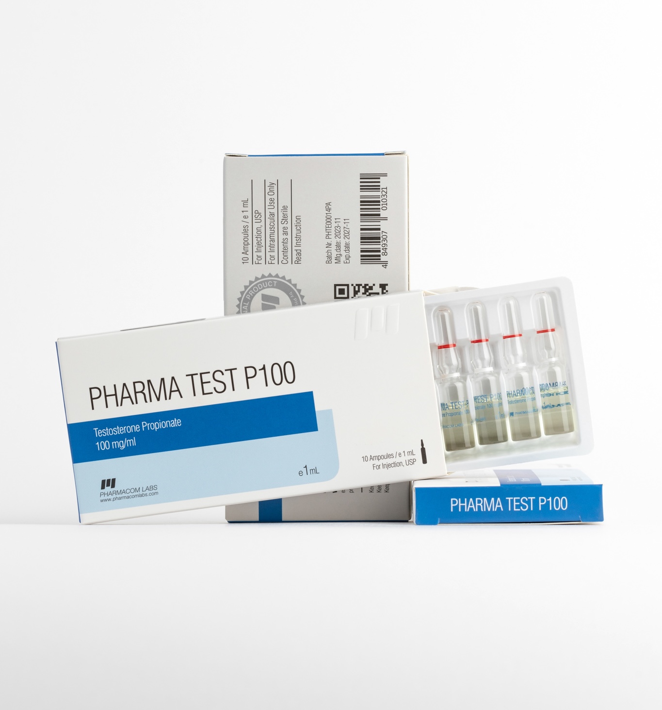 PHARMA TEST P 100 Ampolas